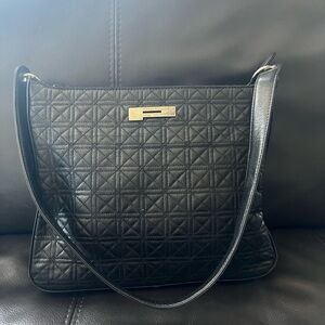 Paco Rabanne Black Quilted Shoulder Bag